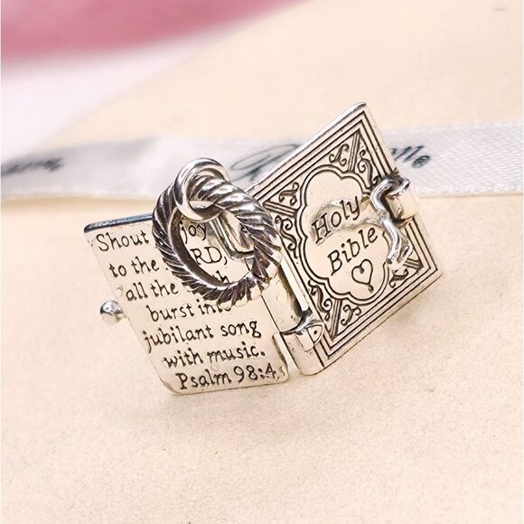 Brighton Silver-plated Holy Bible Dangle Charm - Picture 2 of 7